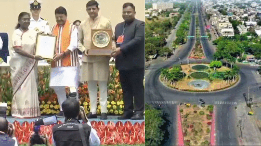 Uttar Pradesh Indore cleanest city 8th time Swachh Survekshan