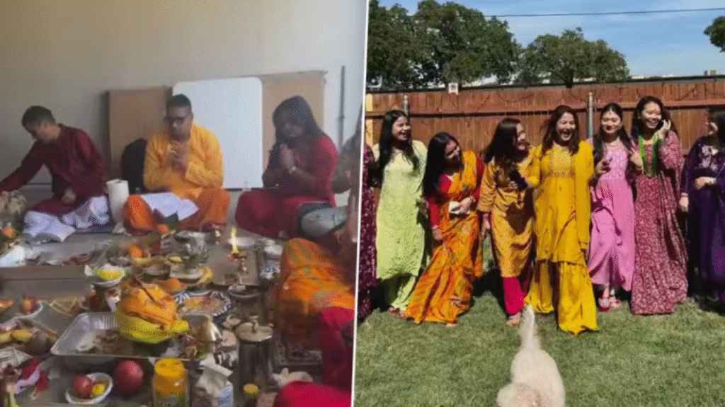Indian havan Texas housewarming fire department