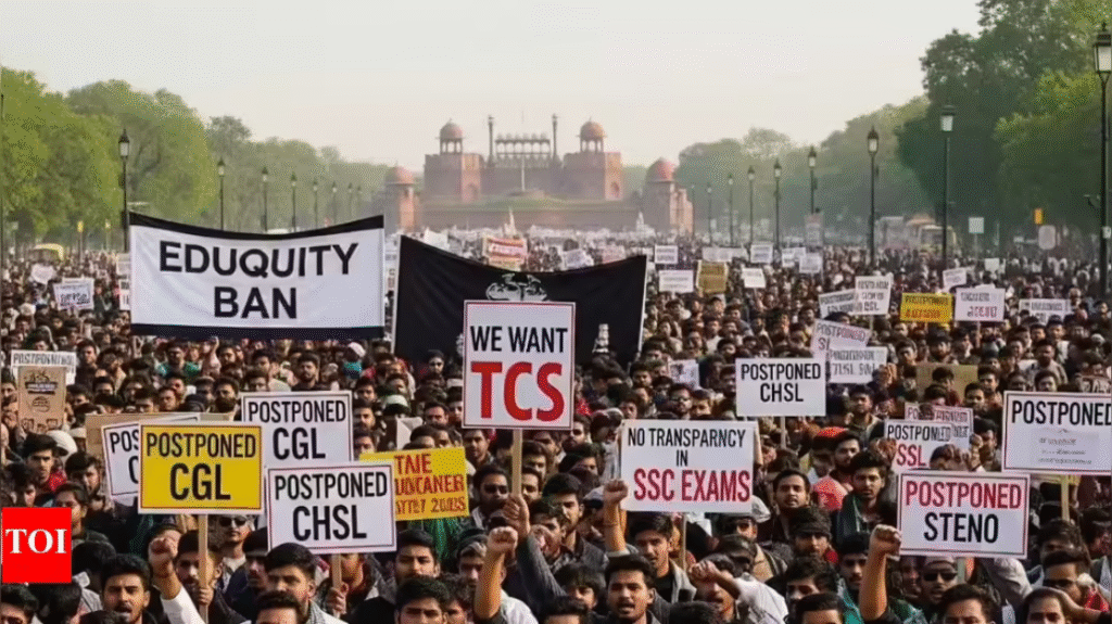 SSC Exam Phase 13 Mismanagement Students Teachers Protest