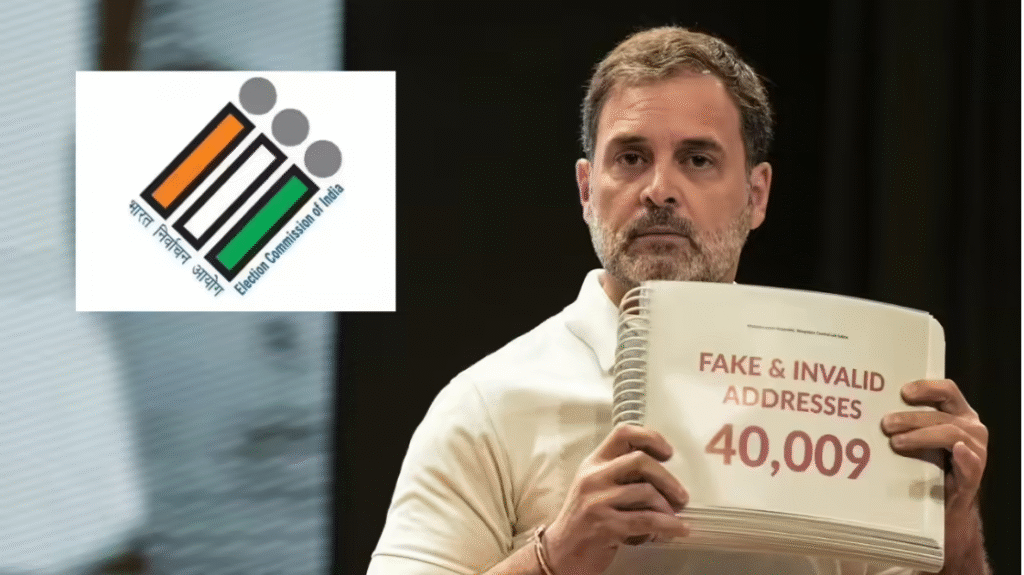 vote chori EC notice Rahul Gandhi Mahadevapura model