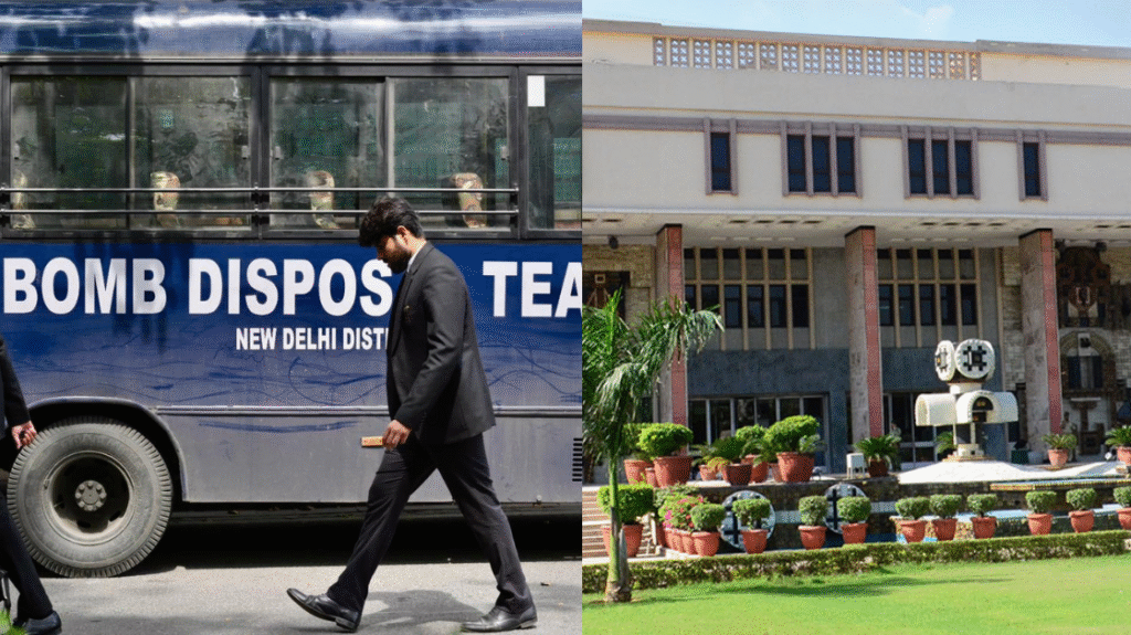 delhi high court bomb threat security alert